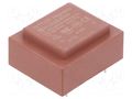 Transformer: encapsulated; 0.6VA; 230VAC; 6V; 100mA; PCB ZETTLER BV302S06006