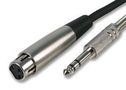 CABLE, XLR 3P SOCK-6.35MM STEREO PLUG,3M SVC683-3M