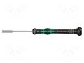 Screwdriver; 6-angles socket; precision; Kraftform Micro WERA WERA.05118130001