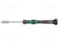 Screwdriver; 6-angles socket; precision; Kraftform Micro WERA WERA.05118124001