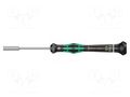 Screwdriver; 6-angles socket; precision; Kraftform Micro WERA WERA.05118122001