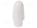 Cap; MTA; push-in; PVC; Body: white; Illumin: none KNITTER-SWITCH C1110