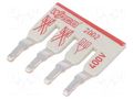 Bridge; 25A; 400V; grey; ways: 4 WAGO 2002-474
