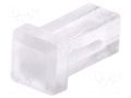 Fiber for LED; 3.2x3.2mm; L: 5mm; square; Front: flat; straight MENTOR 1282.2600
