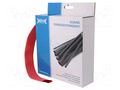 Heat shrink sleeve; glueless; 2: 1; 19mm; L: 5m; red; polyolefine BM GROUP BMGBS190MRO