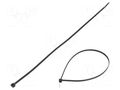 Cable tie; L: 370mm; W: 4.8mm; black; polyamide; 222N; Ømax: 102mm FIX&FASTEN FIX-S-4.8X370S/BK