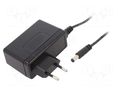 Power supply: switching; mains,plug-in; 24VDC; 60W; Out: 5,5/2,1 MEAN WELL GSV60E24-P1J