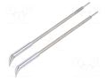 Tip; bent conical; 0.2mm; for soldering station; 2pcs. ERSA ERSA-0462SDLF002