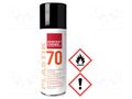 Protective coating; transparent; spray; 400ml; PLASTIK 70 KONTAKT CHEMIE 70/400