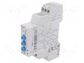 Voltage monitoring relay; overvoltage,too low voltage; 12VDC CROUZET CROUZET-84872140