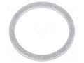 Gasket; aluminium; Thk: 1.5mm; Øint: 16mm; Øout: 20mm; DIN 7603 ELESA+GANTER DIN7603-AL-16-20-A