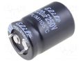 Capacitor: electrolytic; SNAP-IN; 220uF; 250VDC; Ø22x31mm; ±20% Elite PL2E221MND2231