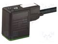 Connection lead; plug; Type: B; PIN: 3; Contacts ph: 10mm; female MURRELEKTRONIK 7000-10061-6160150
