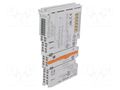 Industrial module: analog input; 0÷55°C; IP20; 750/753; IN: 8 WAGO 750-496