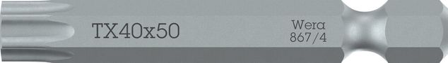 867/4 Z TORX® bits, TX 30x50, Wera 05060137001
