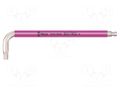 Wrench; Hex Plus key,spherical; HEX 8mm; Overall len: 195mm; long WERA WERA.05022667001