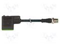 Connection lead; plug; PIN: 3; Contacts ph: 10mm; female; 24VDC MURRELEKTRONIK 7000-41001-6360200