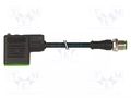 Connection lead; plug; PIN: 3; Contacts ph: 10mm; female; 24VDC MURRELEKTRONIK 7000-41001-6360200