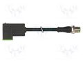 Connection lead; plug; PIN: 3; Contacts ph: 9.4mm; female; 24VDC MURRELEKTRONIK 7000-41041-6160200
