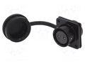 Connector: circular; socket; female; PIN: 2; IP67; SA20; 25A; 500V WEIPU SA2013/S2B