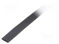 Heat shrink sleeve; glueless; 2: 1; 12.7mm; black; polyolefine TE Connectivity GPO135-12.7/6.4-0S