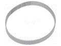 Timing belt; T2.5; W: 10mm; H: 1.3mm; Lw: 277.5mm; polyurethane OPTIBELT T2.5-277.5-10-77ZA