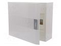 Enclosure: for modular components; IP40; vega HAGER VB118PB