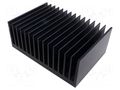 Heatsink: extruded; grilled; black; L: 150mm; W: 215mm; H: 75.5mm SEIFERT ELECTRONIC KL-270/150/SW