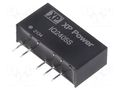 Converter: DC/DC; 1W; Uin: 24VDC; Uout: 5VDC; Uout2: -5VDC; SIP; THT XP POWER IQ2405S