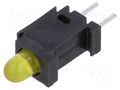 LED; in housing; 2.8mm; No.of diodes: 1; yellow; 20mA; 60°; 10÷20mcd MENTOR 2311.7031