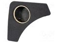 Car loudspeaker enclosure; MDF; black melange; 200mm; Škoda; 10l BASSER OBGL.SKODA.03