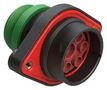7 POSITION PANEL MOUNT RECEPTACLE, PIN, SHELL SIZE 24, NORMAL DIAMETER SEAL (GREEN), SMALL THREAD ADAPTER 86AK2714 AHDP02-24-07PN-STA