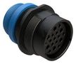 19 POSITION RECEPTACLE, SOCKET, SHELL SIZE 24, REDUCED DIAMETER SEAL (BLUE), SMALL THREAD ADAPTER 86AK2777 AHDP04-24-19SR-STA