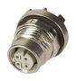 SENSOR CONNECTOR, 4POS, RCPT, M12, PANEL 21033816420