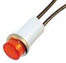 NEON INDICATOR, 115VAC, 1.5mA, AMBER WL-1050C3