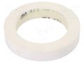 Tape: marking; white; L: 33m; W: 19mm; Thk: 0.13mm; 2.5N/cm; 130% 3M 3M-471-19-33/WH