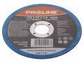 Cutting wheel; Ø: 125mm; Øhole: 22mm; Disc thick: 1mm; steel PROLINE PRE-44113