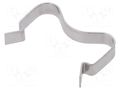 Retaining spring; L: 18.3mm; H: 12.2mm; natural SEIFERT ELECTRONIC KC-196/TO-220