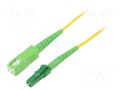 Fiber patch cord; OS2; LC/APC,SC/APC; 1m; Optical fiber: 9/125um LOGILINK FPSLS01