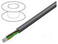 Wire; LiYY A; 4x22AWG; unshielded; 300V; Cu; stranded; dark grey LAPP LIYY-A-4X22AWG