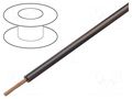 Wire; H05V-K,LgY; stranded; Cu; 0.5mm2; PVC; black-brown; 300V,500V BQ CABLE LGY0.50-BK/BR