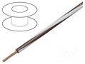 Wire; H05V-K,LgY; stranded; Cu; 0.35mm2; PVC; brown-white; 200m BQ CABLE LGY0.35-BR/WH