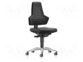 Chair; ESD; Back dim: 530mm; 450÷600mm; black; <1MΩ EUROSTAT GROUP ERS-432030001
