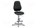 Cleanroom acces: chair; black; 460x440mm; 630÷890mm; ESD EUROSTAT GROUP ERS-432020008