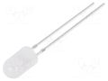 LED; white cold; 5mm; 750÷1120mcd; 30°; Front: convex; 2.8÷3.6VDC OPTOSUPPLY OSW5YK5E32B