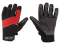 Protective gloves; Size: 8; black-red; microfiber,plastic LAHTI PRO LAHTI-L281108K