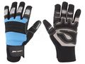 Protective gloves; Size: 7; black/blue; microfiber,plastic LAHTI PRO LAHTI-L280707K