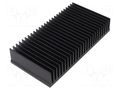 Heatsink: extruded; grilled; black; L: 75mm; W: 150mm; H: 27mm SEIFERT ELECTRONIC KL-143/75/SW