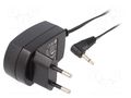 Power supply: switching; mains,plug-in; 12VDC; 0.3A; 3.6W; 75.6% ESPE ESPE0312W2E-JACK