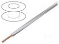 Wire; FLRY-B; 1x1.5mm2; stranded; Cu; PVC; white-grey; 60V; 100m BQ CABLE FLRY-B1.50-WH/GY